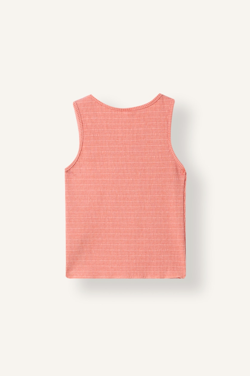 GIRLS & TEENS Salmon Girl Crew Neck Crop Top