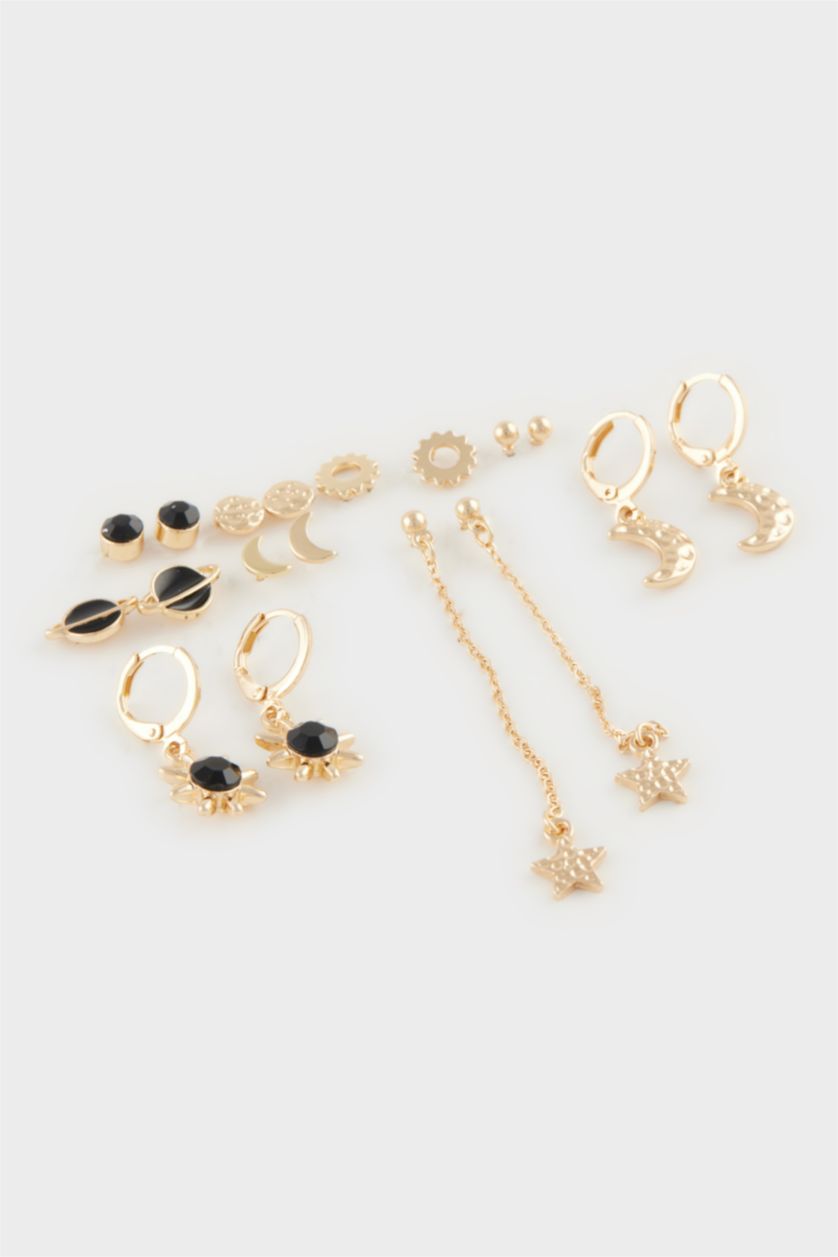 FEMME Altın Lot de 9 paires de boucles d'oreilles pour femme