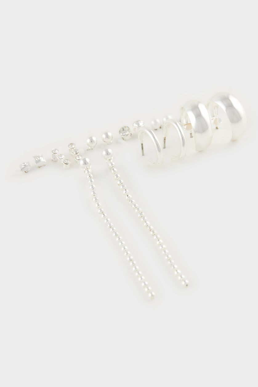 Әйелдерге Күміс Әйелдерге 9 сырға