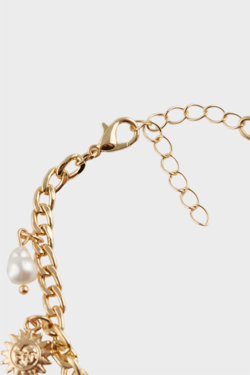 WOMAN GOLD Woman 6 Piece Charm Bracelet