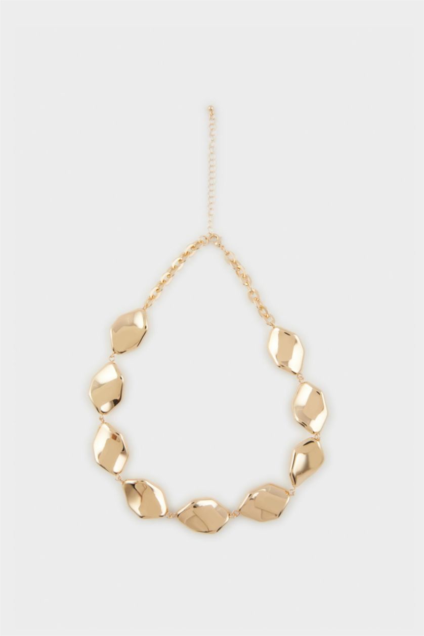 نساء Antik Sarı قلادة نسائي ذهبي