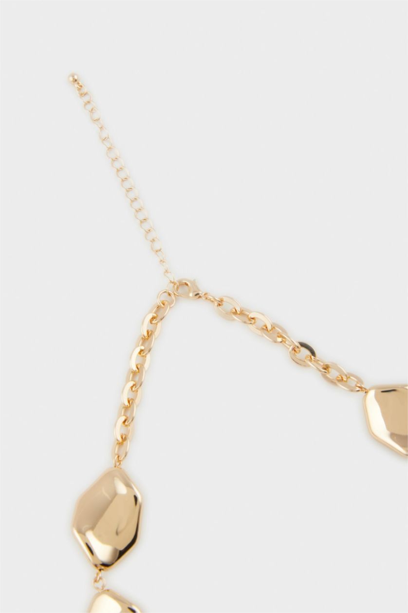 نساء Antik Sarı قلادة نسائي ذهبي