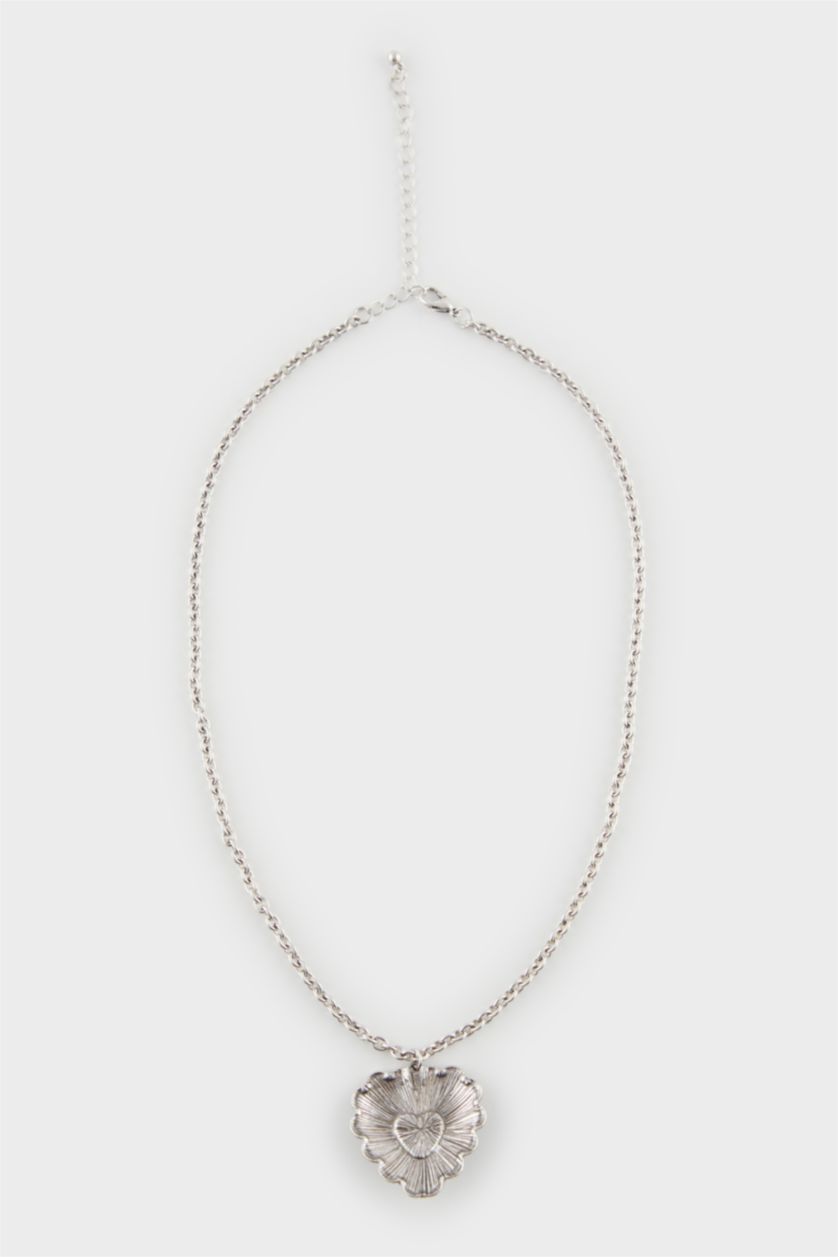 نساء Antik Gümüş سلسلة فضية نسائية بحجر أزرق