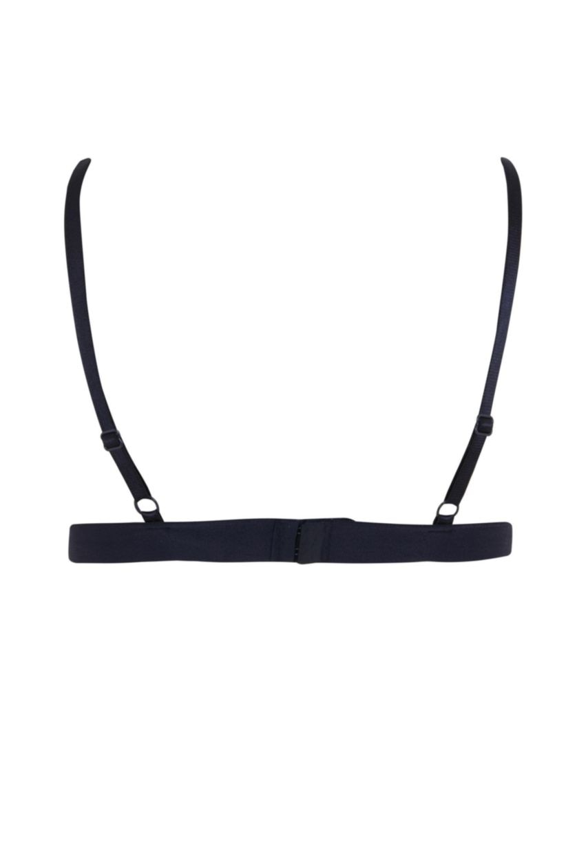 Kadın Lacivert Dantelli Bralet
