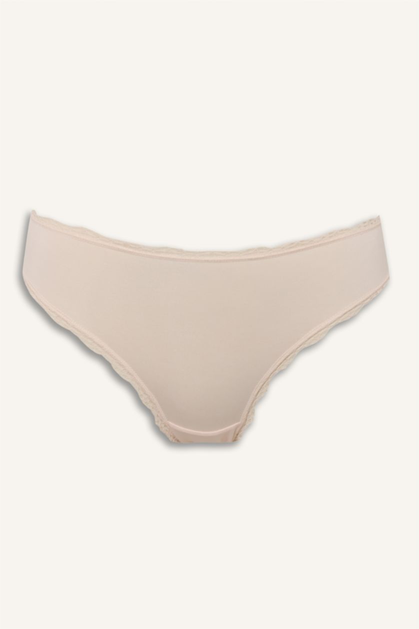 Kadın Mavi Dantel Detaylı Micro 3'lü Brazilian Külot