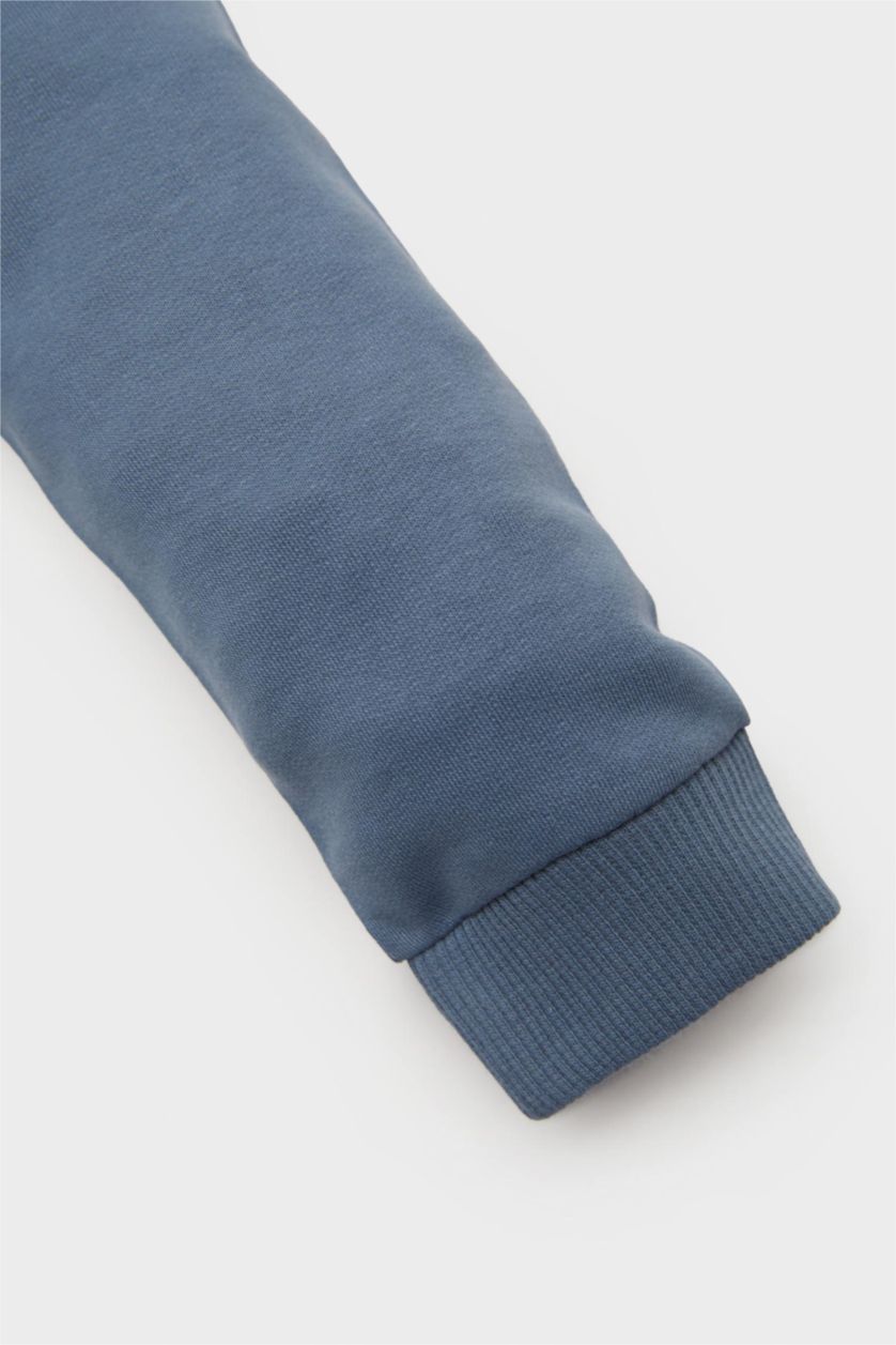 Сәби Ұл Жеңіл Индиго Сәби Ұл Disney Mickey & Minnie Лицензиялық қалыпты пішім велосипед мойыны Свитер