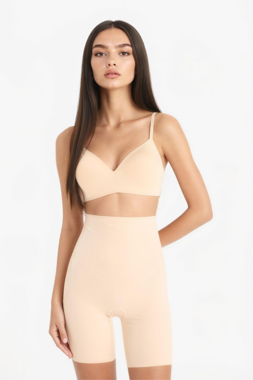 WOMAN Beige Fall in Love Nude Color Short Corset