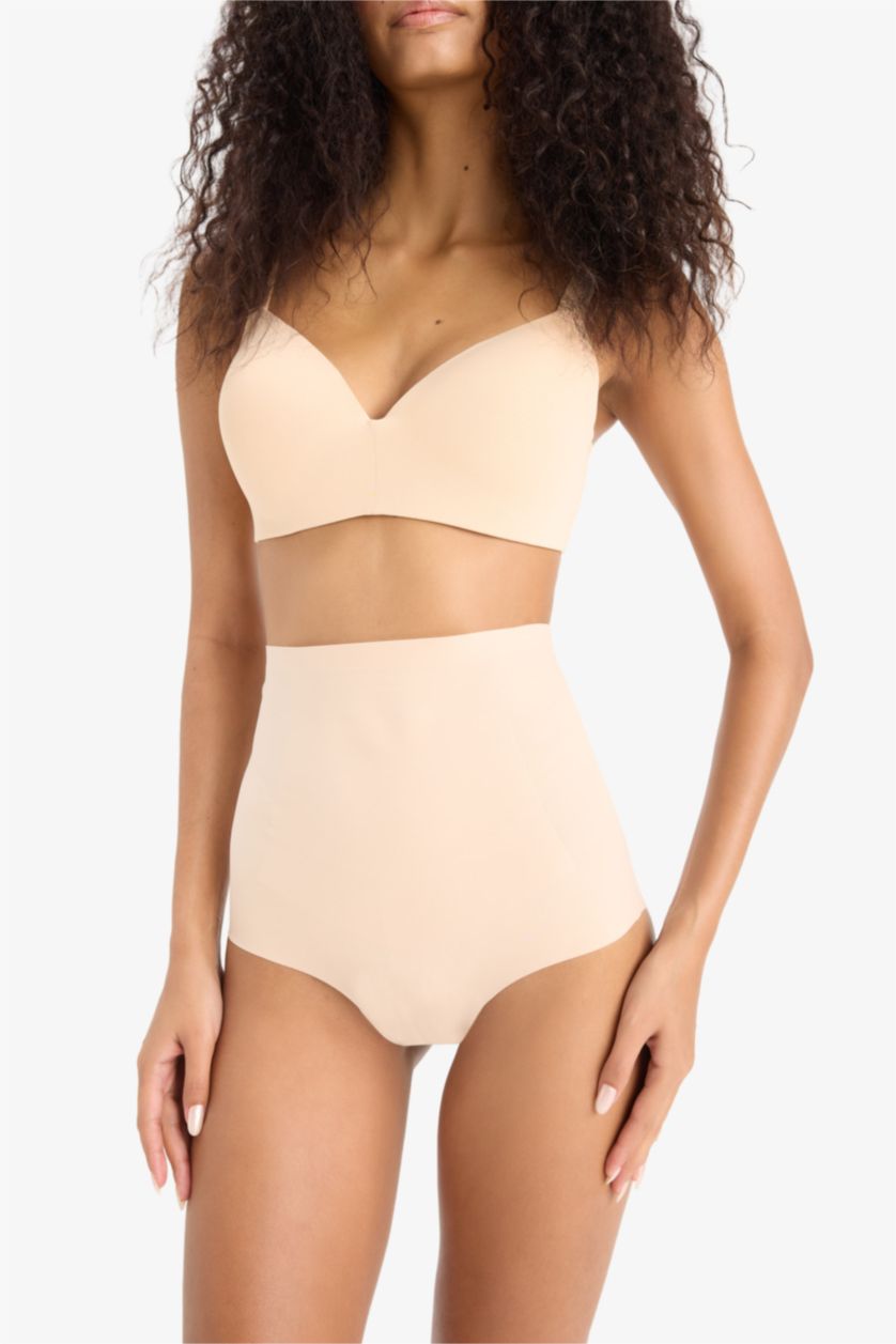 Kadın Bej Ten Rengi Yüksek Bel Slip Korse