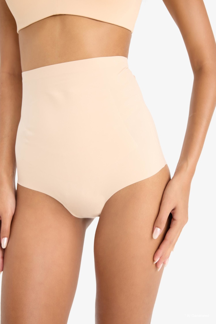 Kadın Bej Ten Rengi Yüksek Bel Slip Korse