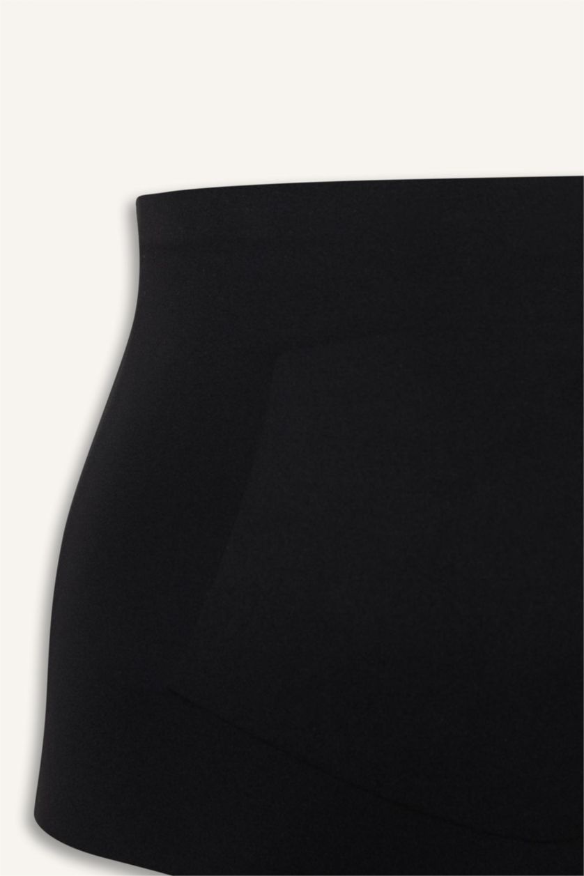 Kadın Siyah Siyah Yüksek Bel Slip Korse