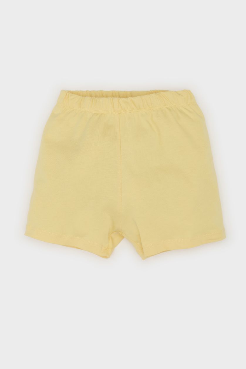 BÉBÉ GARÇON Jaune Clair Ensemble Pyjama T-shirt imprimé Winnie et Short en coton pour bébé garçon