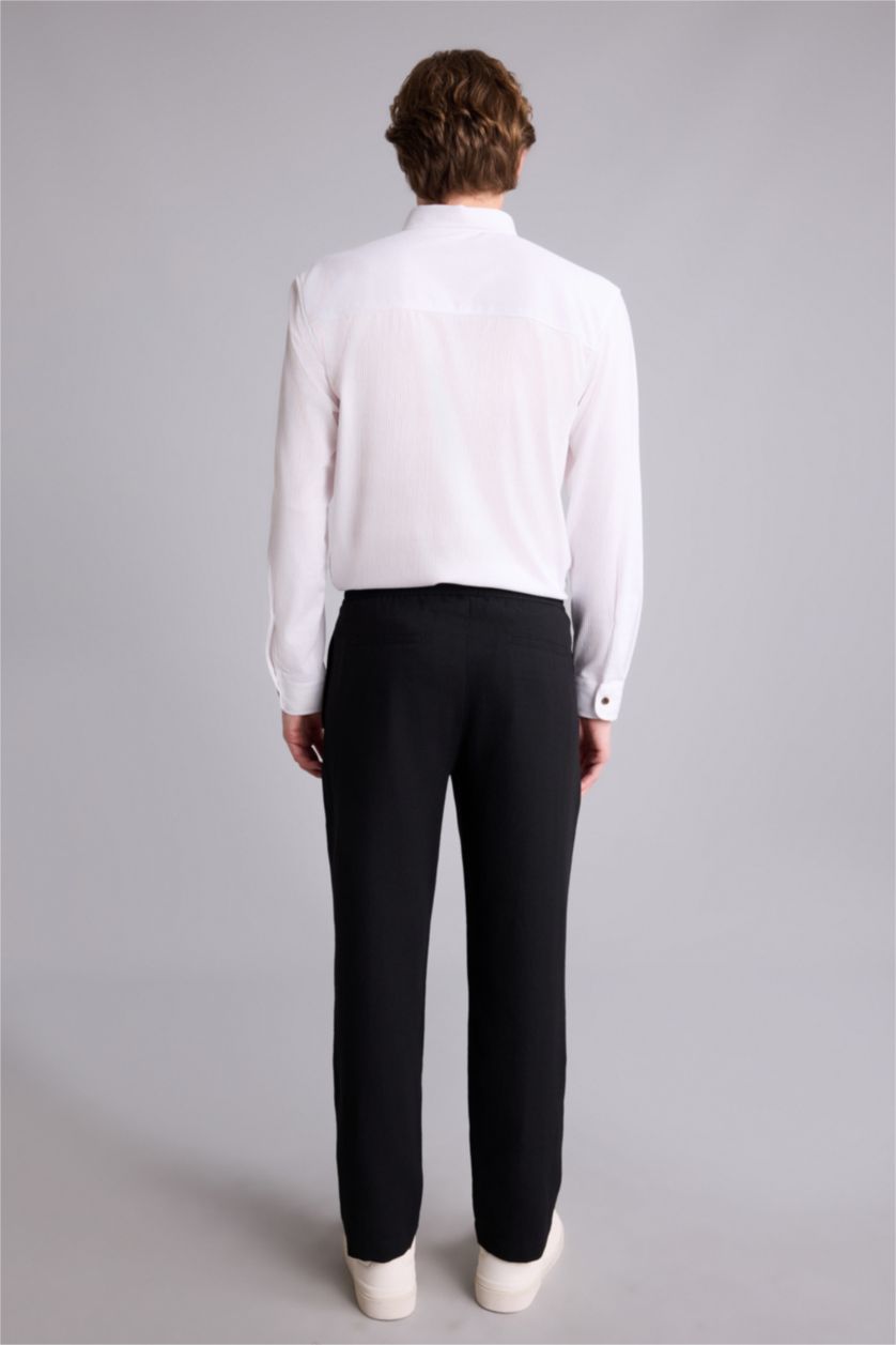 MAN Black Relax Fit Trousers