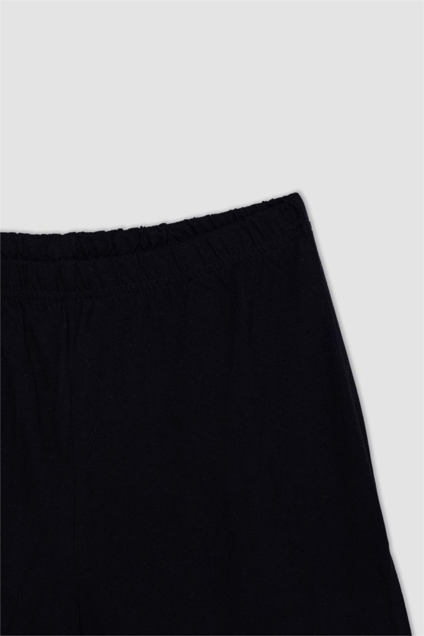 حريمي أسود طقم قصة عادية