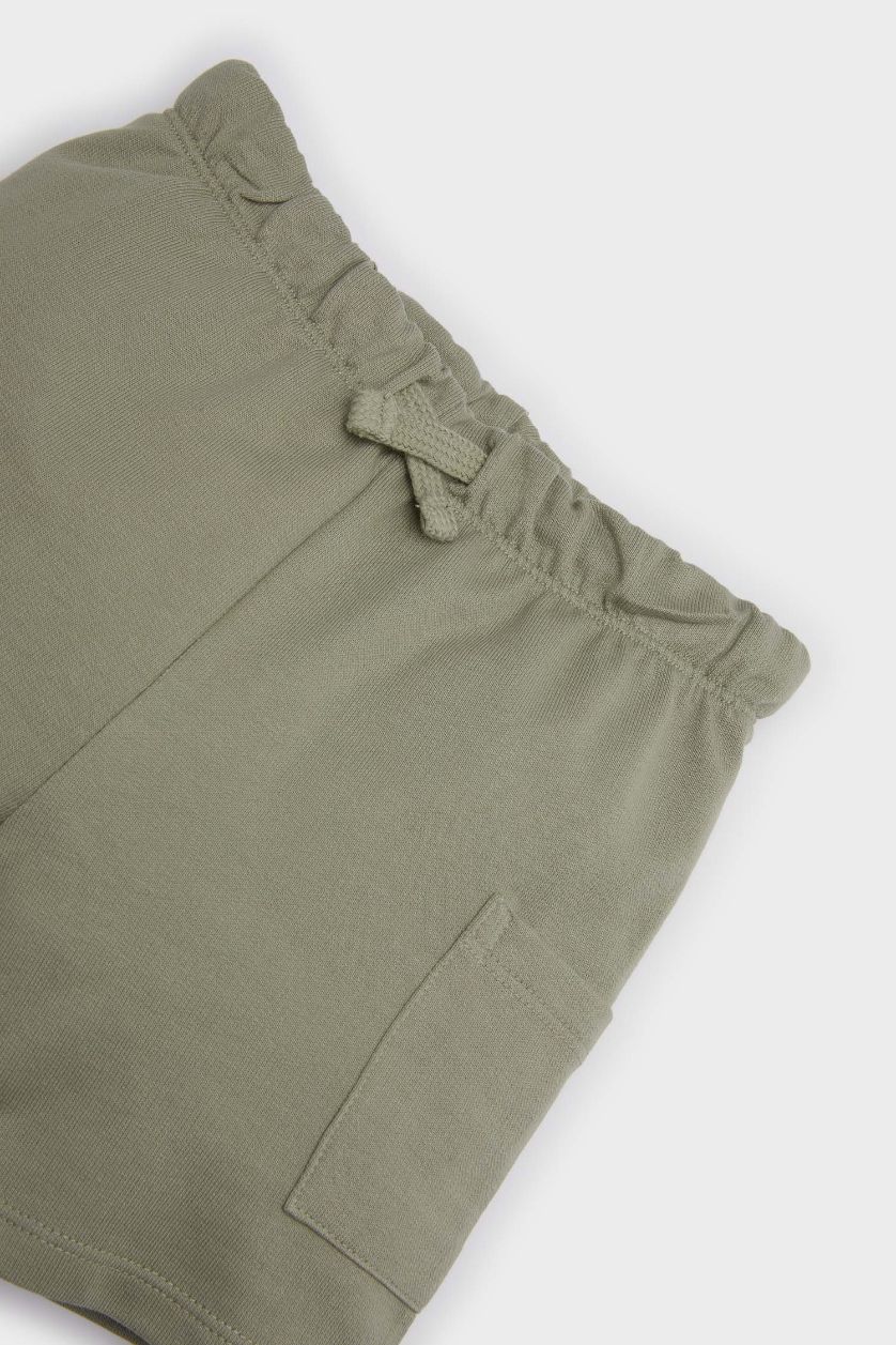 BABY BOY Green Baby Boy Elastic Waist Basic Shorts