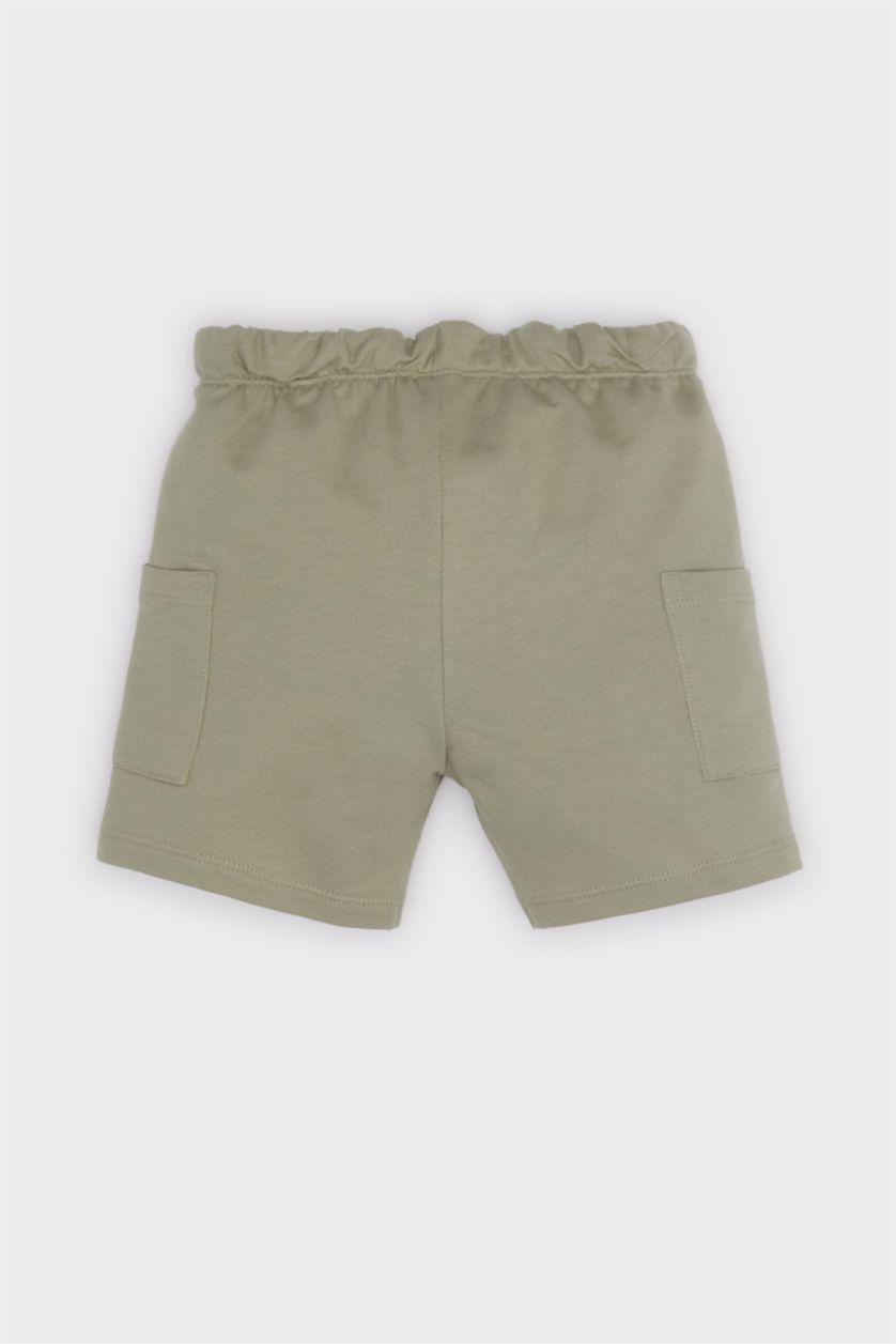 BABY BOY Green Baby Boy Elastic Waist Basic Shorts