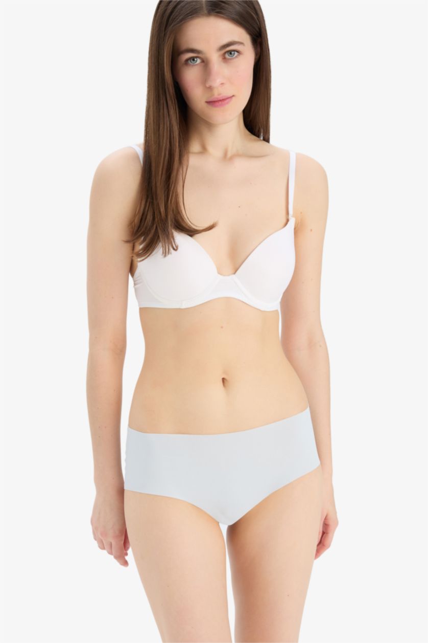 WOMAN Light Blue Fall in Love Micro 3 Piece Hipster Panties