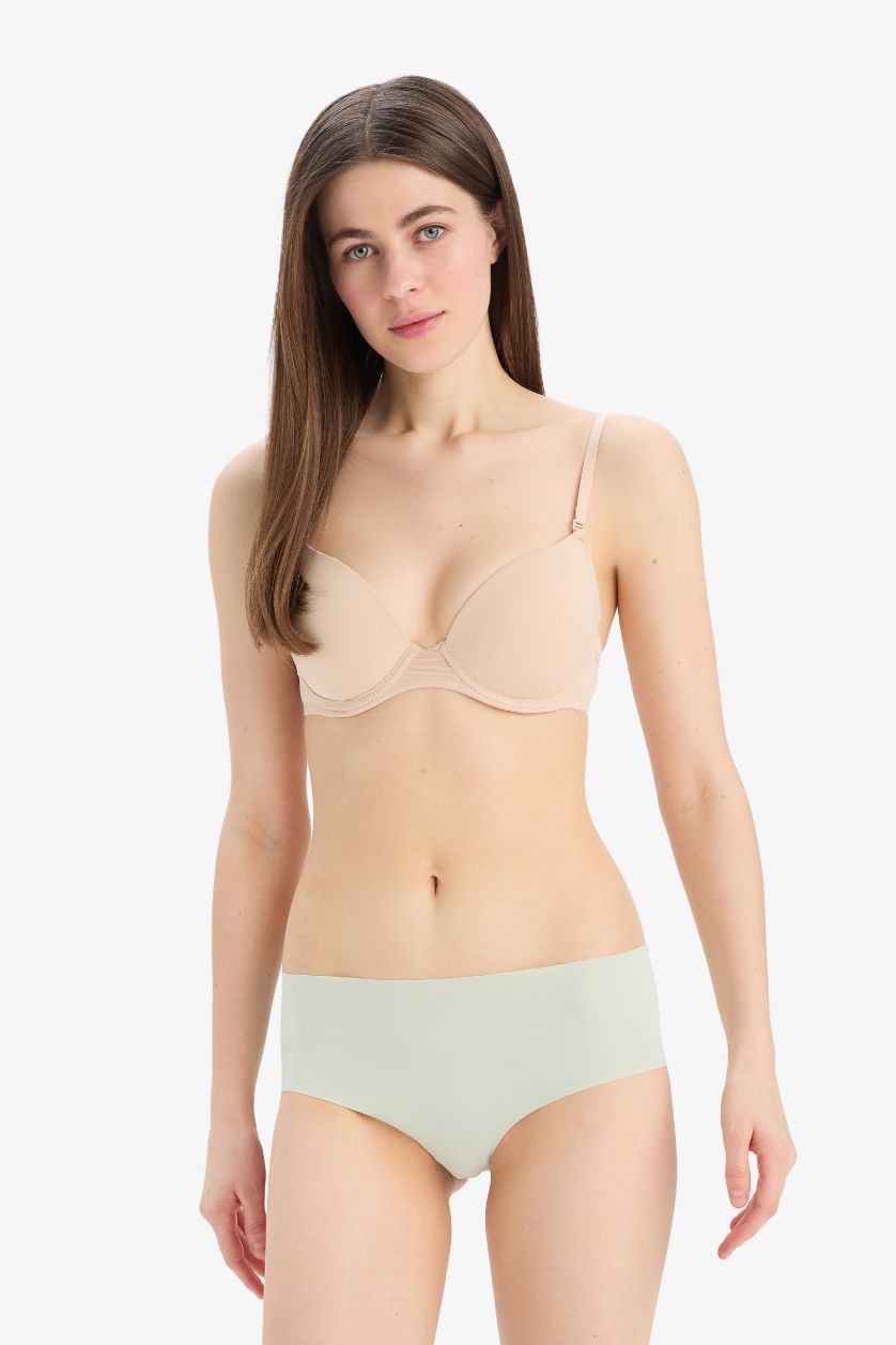 WOMAN Light Beige Fall in Love Micro 3 Piece Hipster Panties