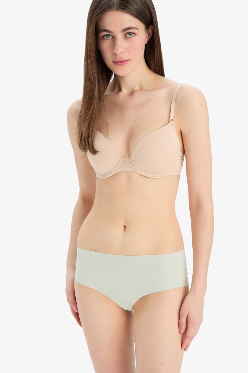 WOMAN Light Beige Fall in Love Micro 3 Piece Hipster Panties