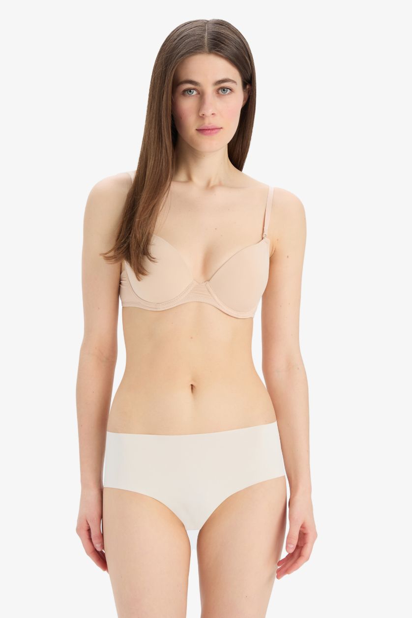 WOMAN Light Beige Fall in Love Micro 3 Piece Hipster Panties