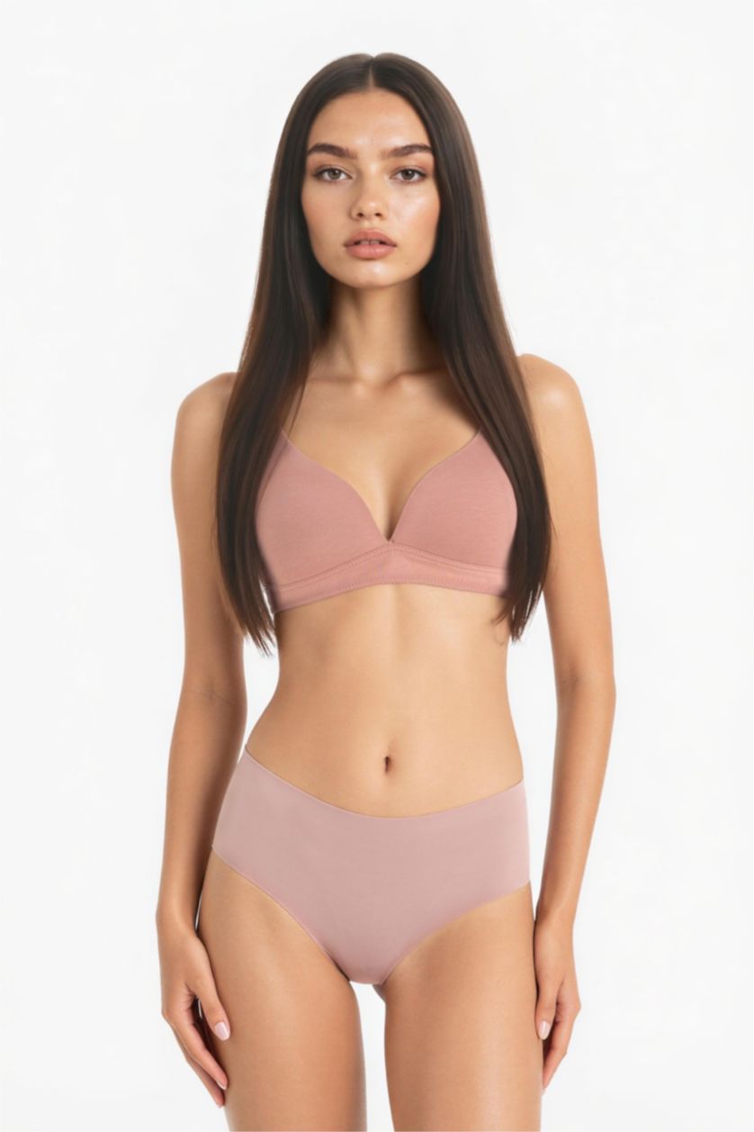 Kadın Gülkurusu Micro 3'lü Hipster Külot