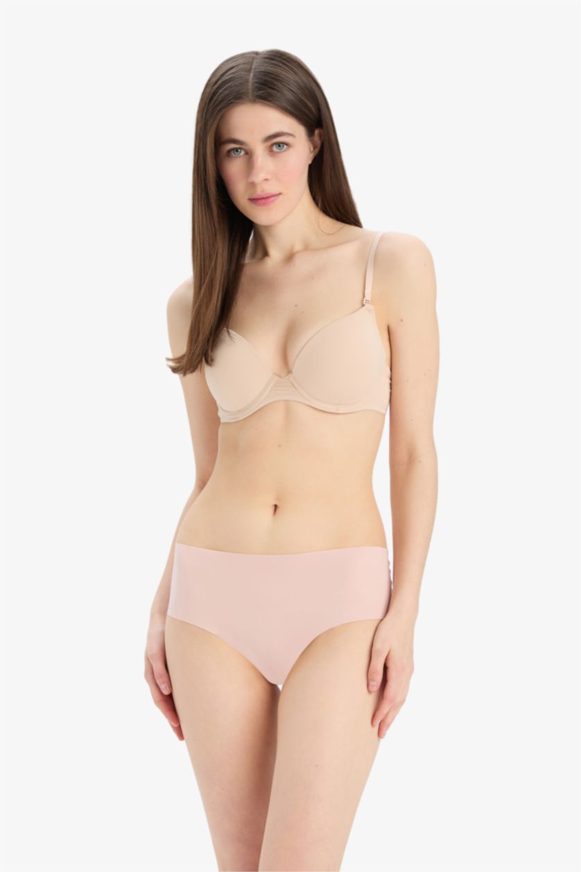 Kadın Pembe Micro 3'lü Hipster Külot