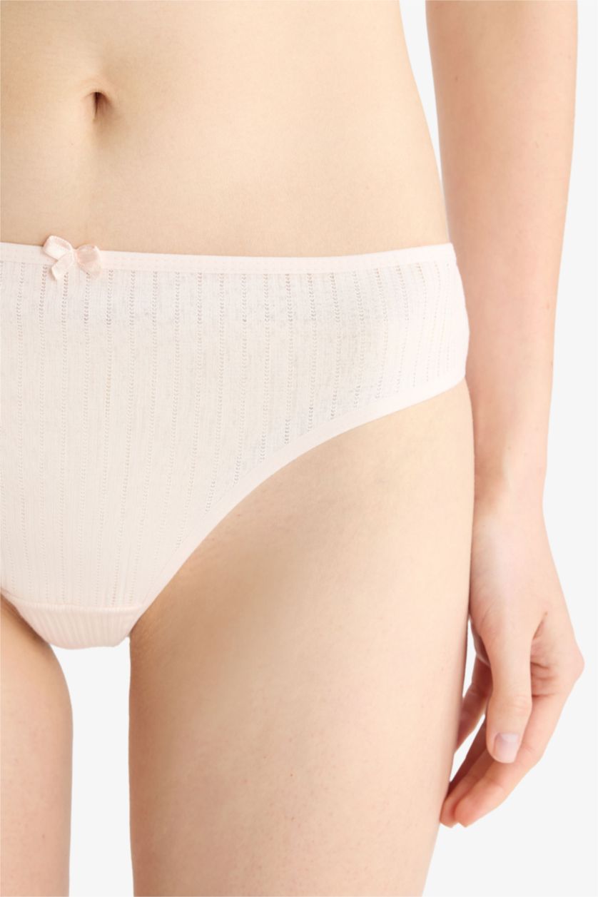 Kadın Koyu Pembe 3'lü Brazilian Külot