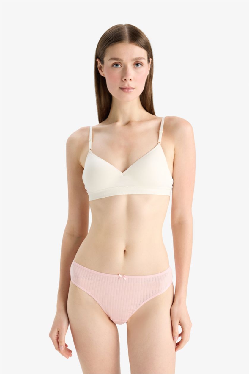 Kadın Koyu Pembe 3'lü Brazilian Külot