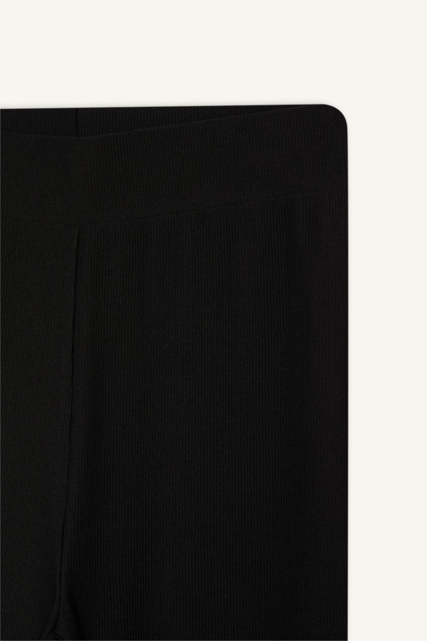 Женщины Черный DeFactoFit брюки клеш с двумя карманами и стандартной длиной