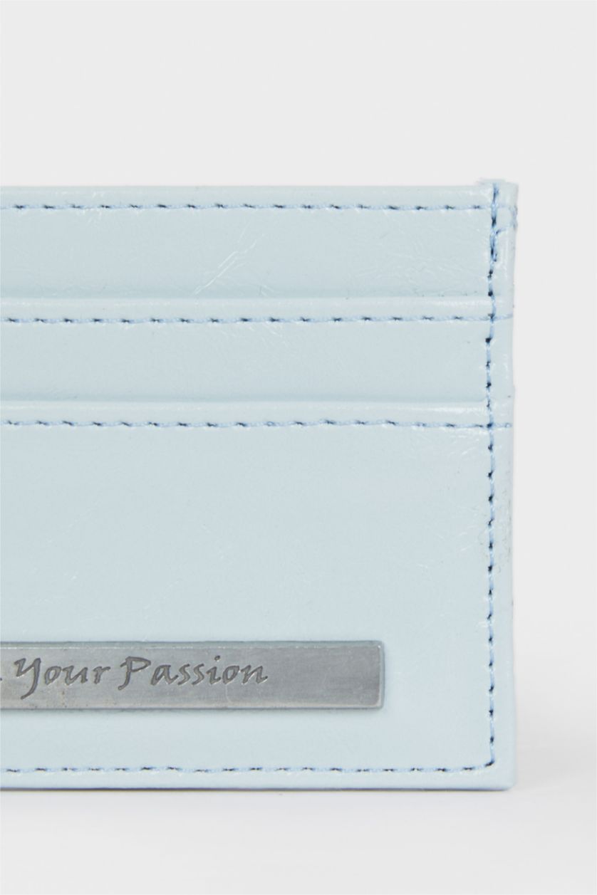 Kadın Mavi Kadın Suni Deri Kartlık