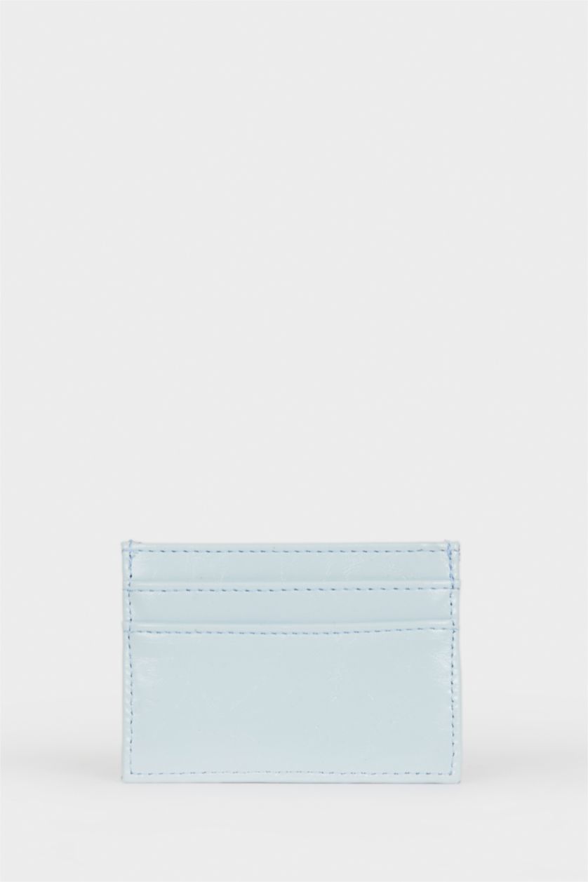 Kadın Mavi Kadın Suni Deri Kartlık