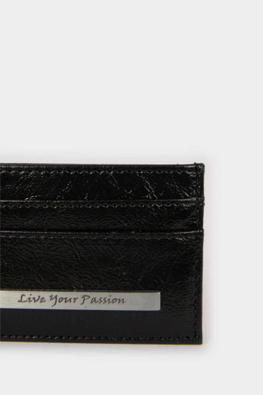 Kadın Siyah Kadın Suni Deri Kartlık