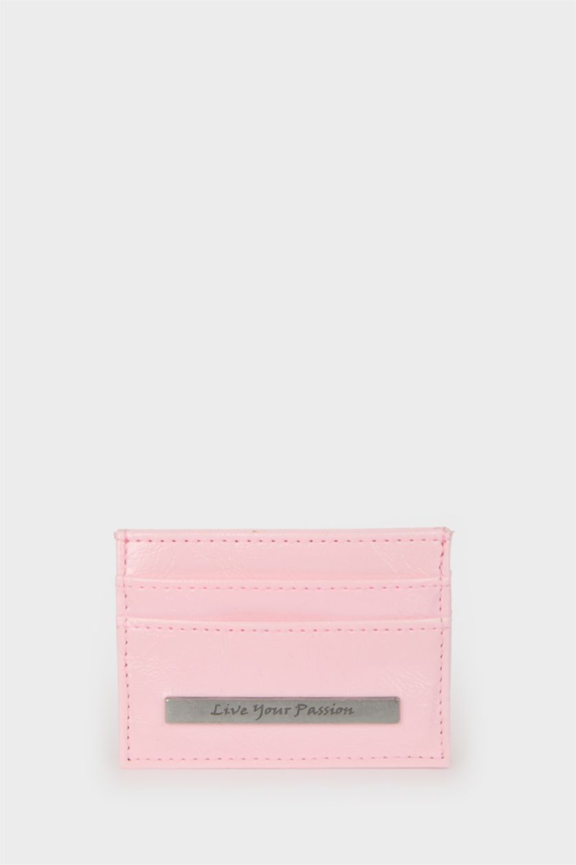 Kadın Pembe Kadın Suni Deri Kartlık