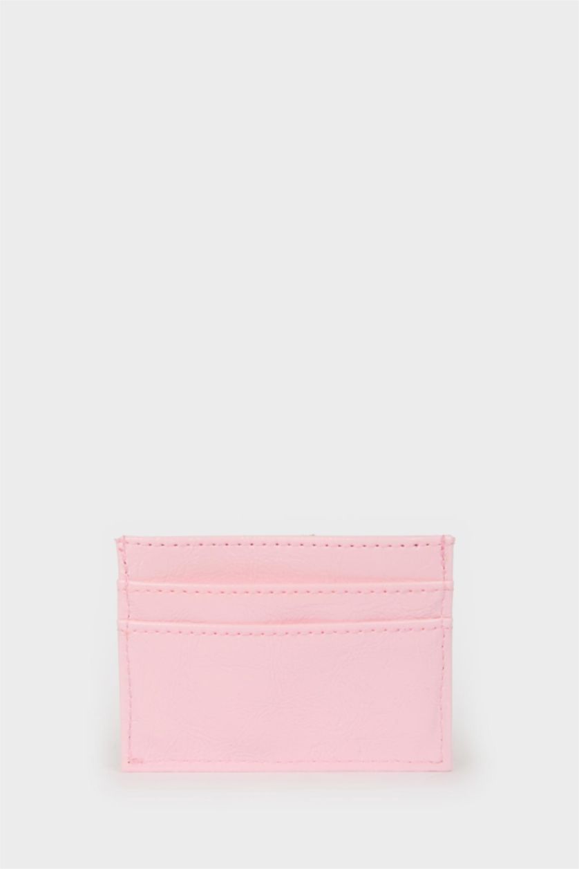 Kadın Pembe Kadın Suni Deri Kartlık