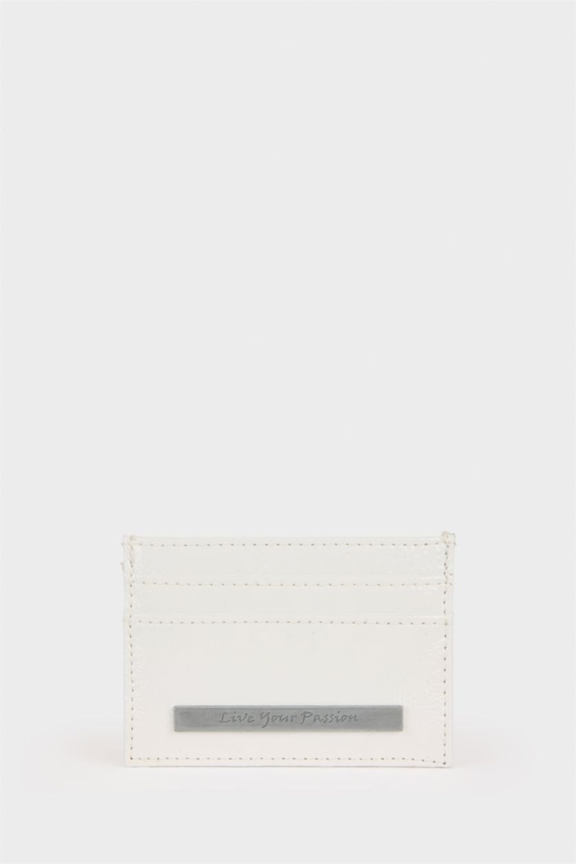 Kadın Beyaz Kadın Suni Deri Kartlık