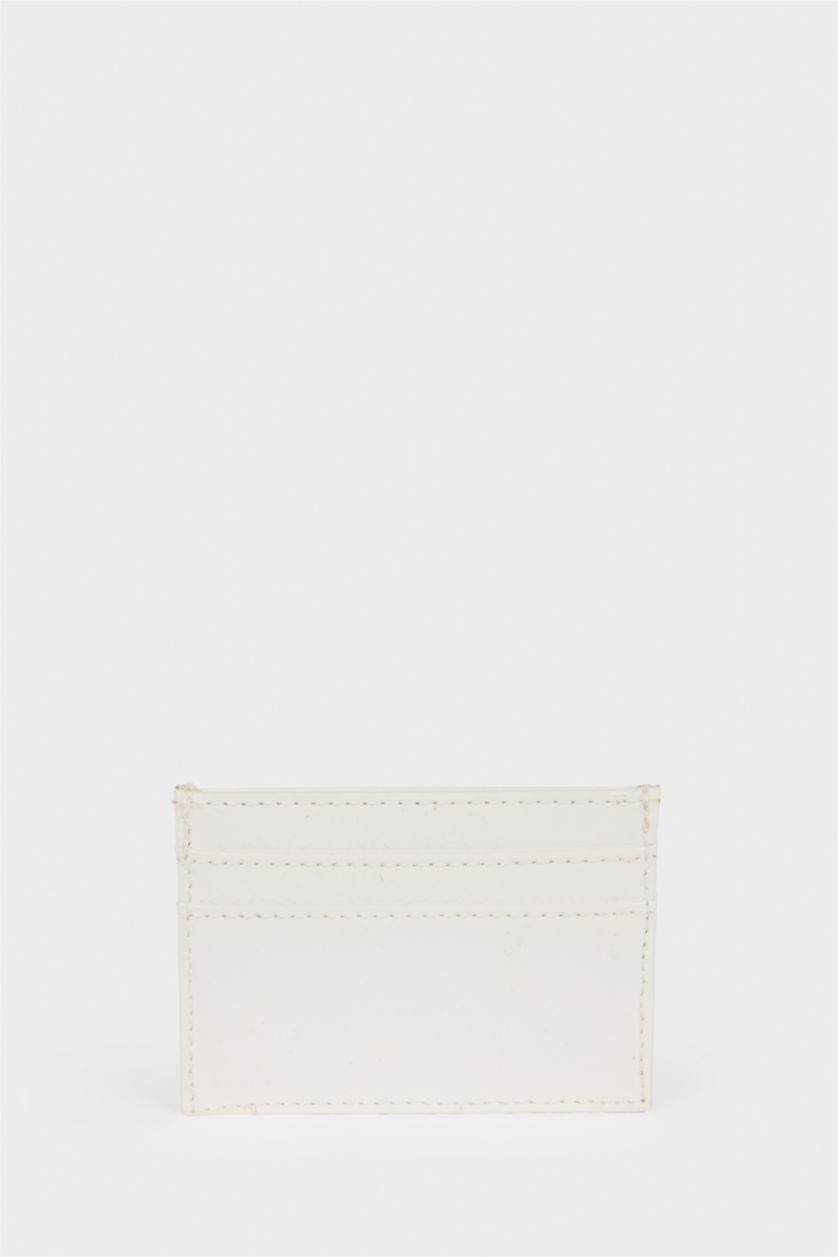 Kadın Beyaz Kadın Suni Deri Kartlık