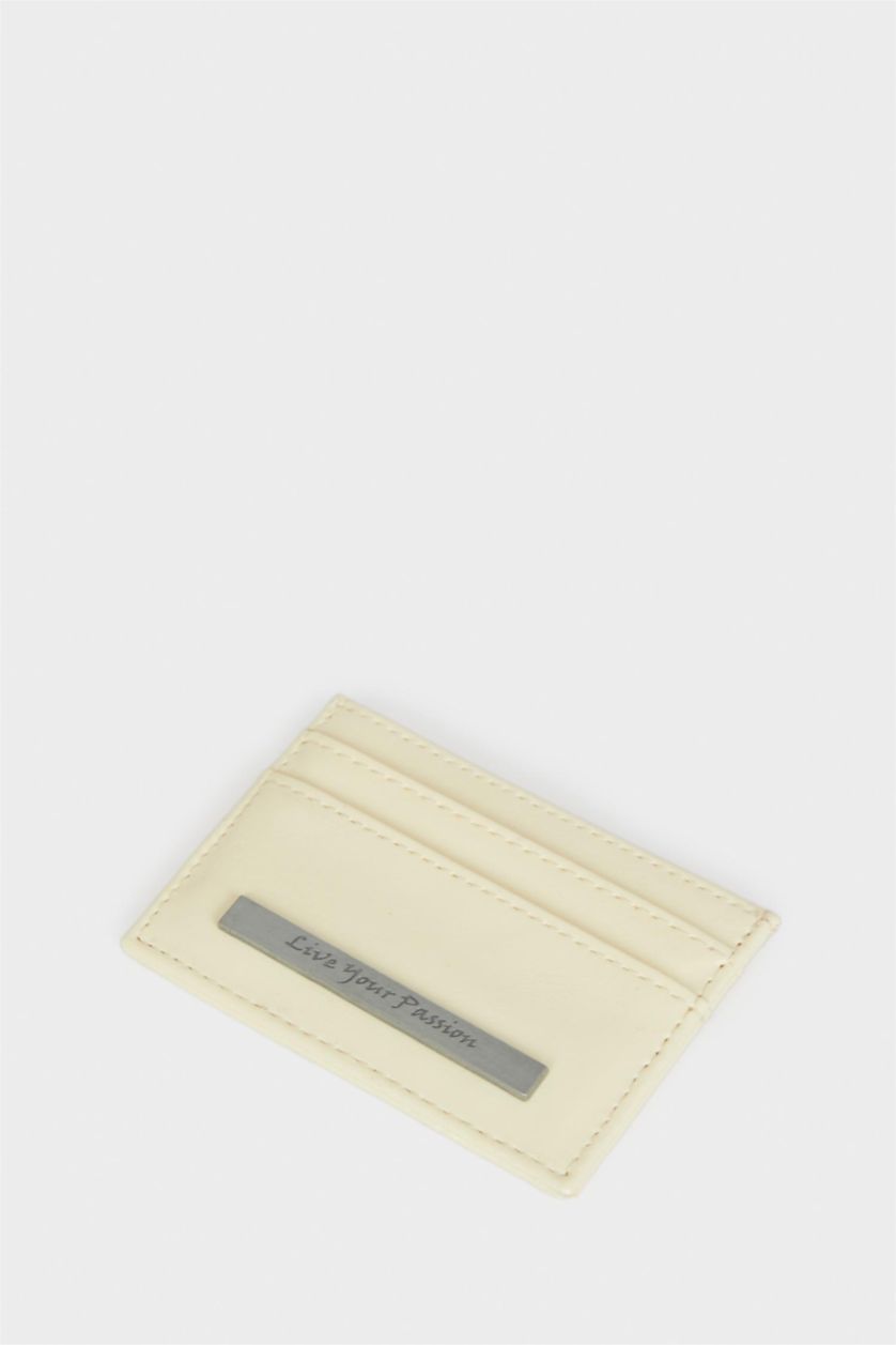 Women Yellow Woman Business Card Wallet