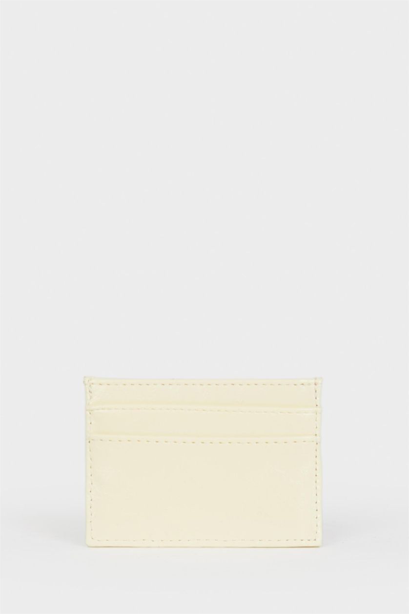 Women Yellow Woman Business Card Wallet