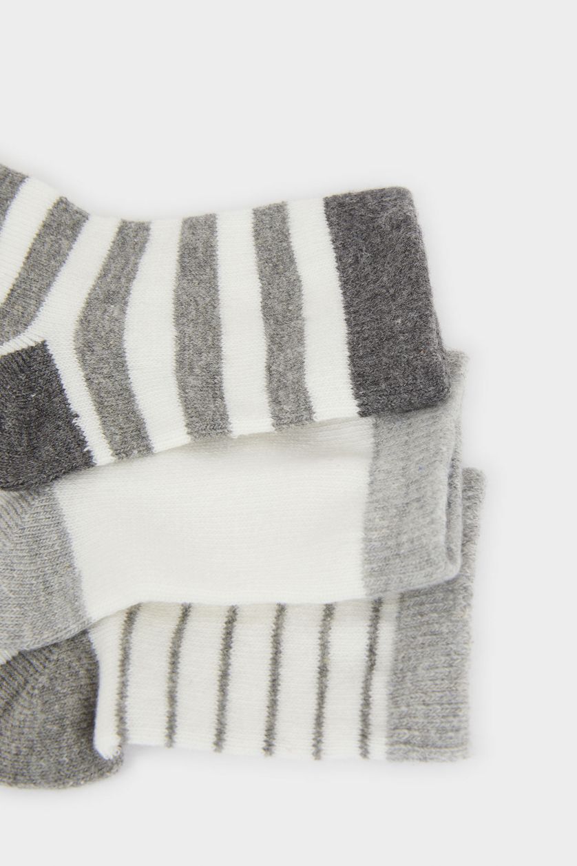 BÉBÉ GARÇON Karma Lot de 3 paires de Chaussettes en coton antidérapantes pour bébé garçon