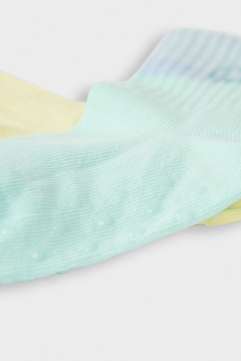 Erkek Bebek Karma Erkek Bebek Kaydırmaz Taban 3'lü Pamuklu Uzun Çorap