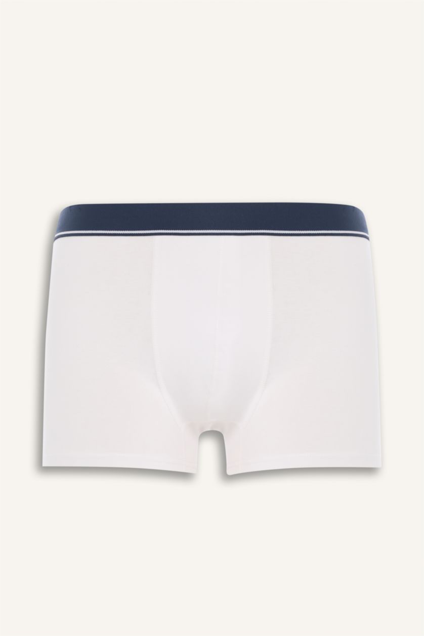 Erkek Lacivert Regular Fıt Çizgili 3'lü Boxer