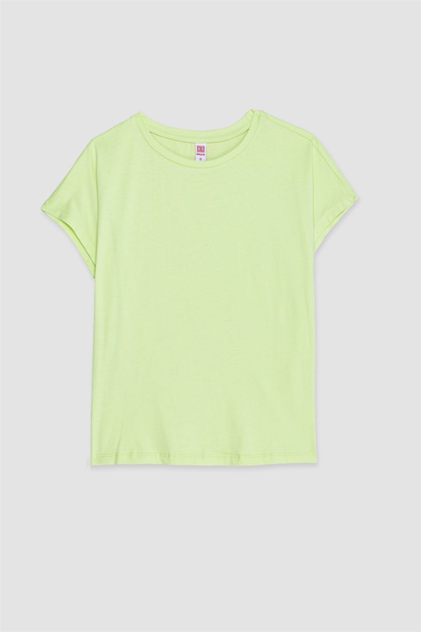 حريمي أخضر فاتح طقم قصة عادية