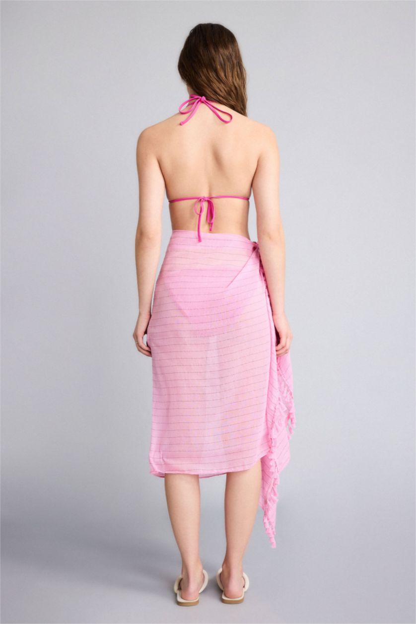 نساء زهري Fall in Love تنورة بحر قطن قصة عادية من