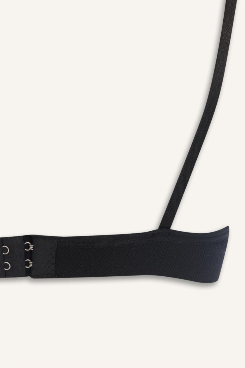 Women Black Fall in Love First Bra