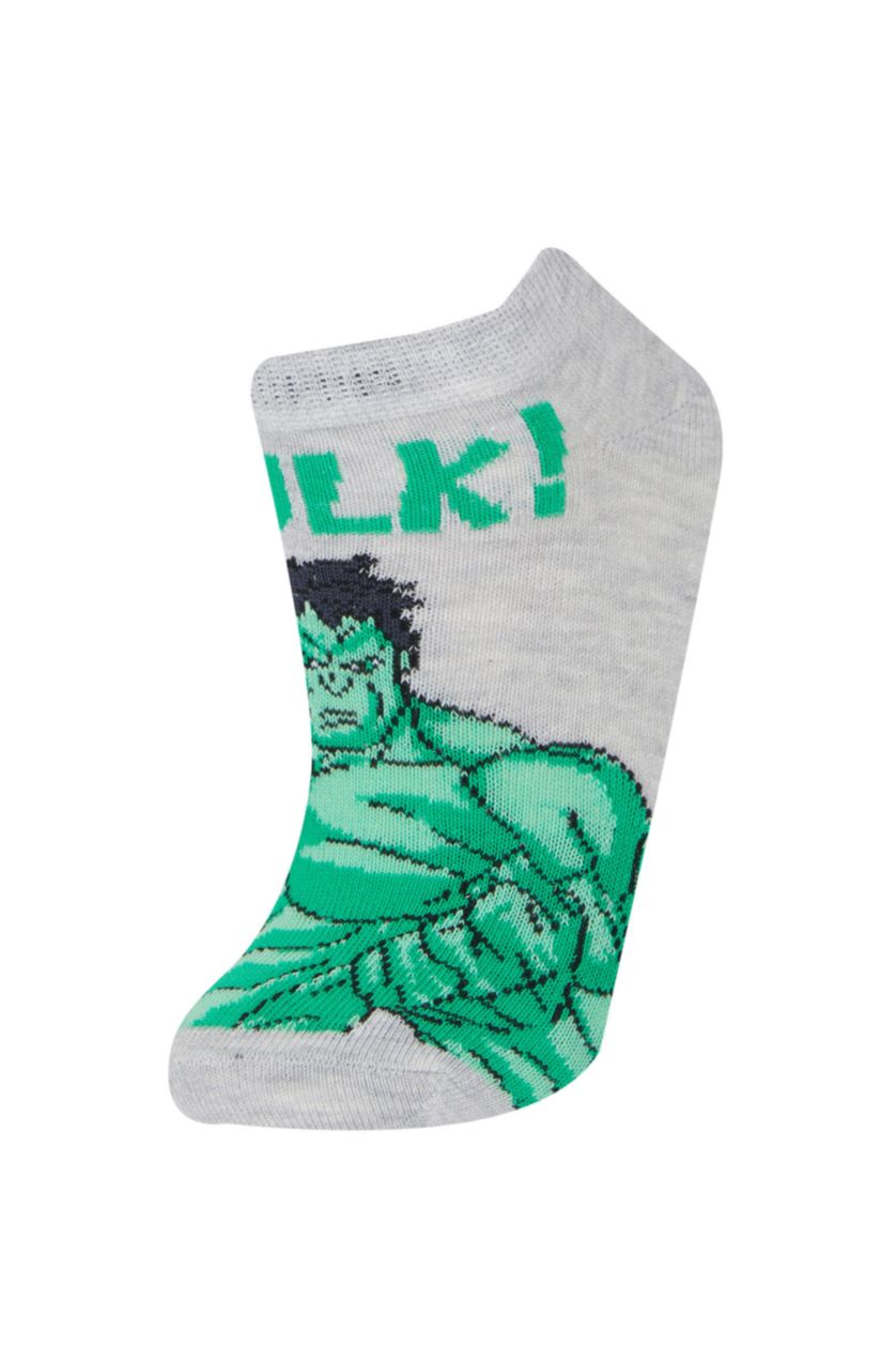 Erkek Çocuk - Genç Erkek Karma Erkek Çocuk Marvel 3'lü Pamuklu Patik Çorap