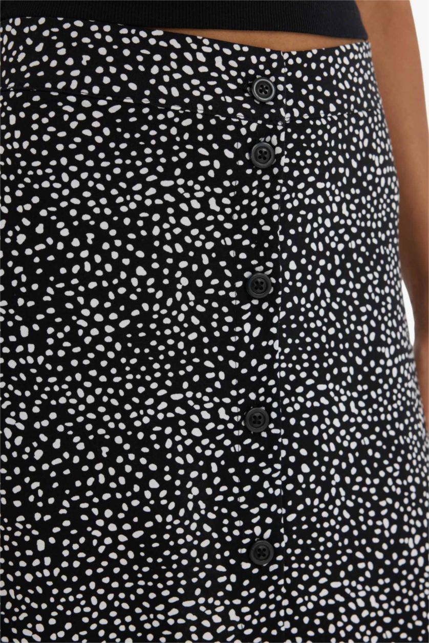 WOMAN Black A Line Midi