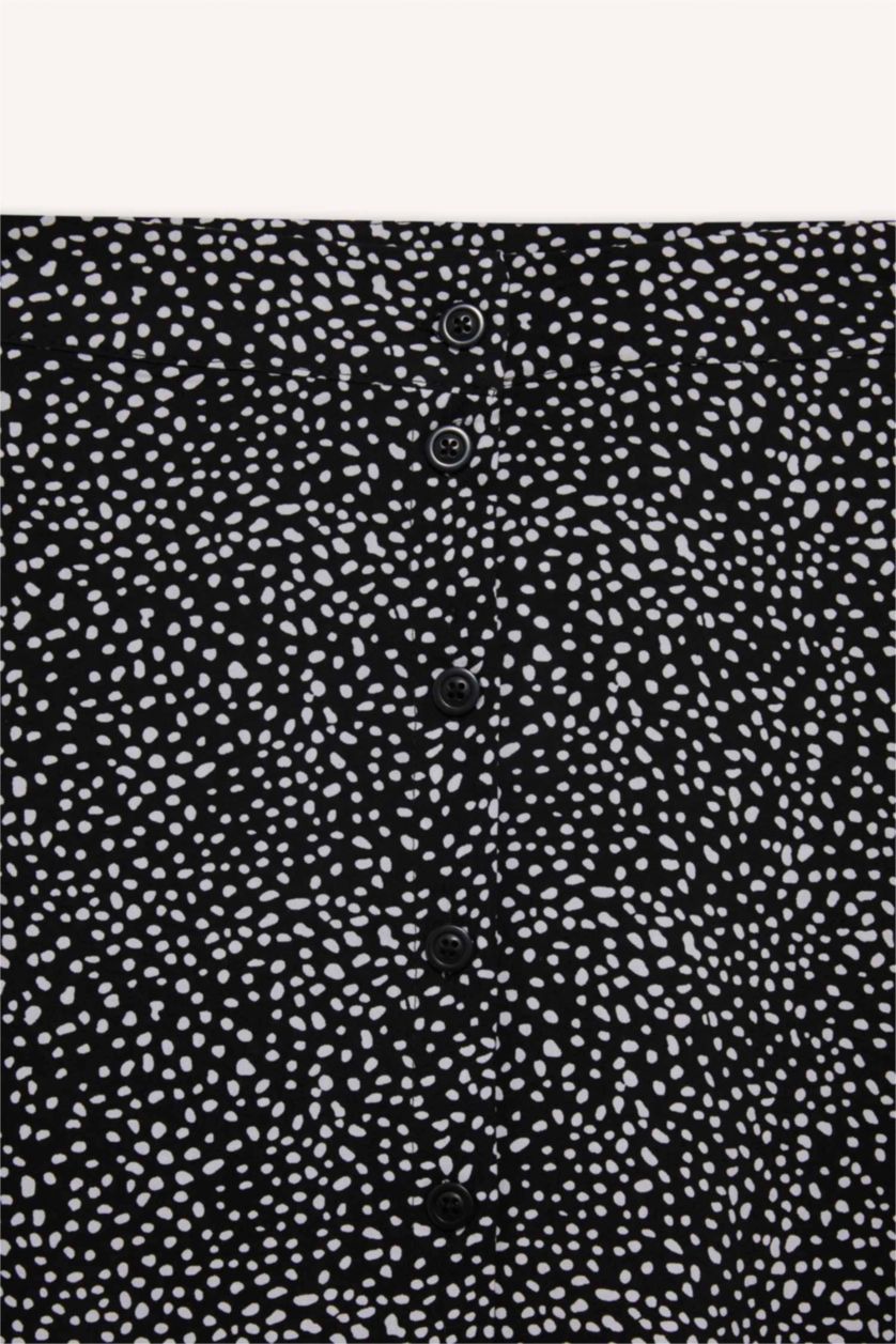 WOMAN Black A Line Midi