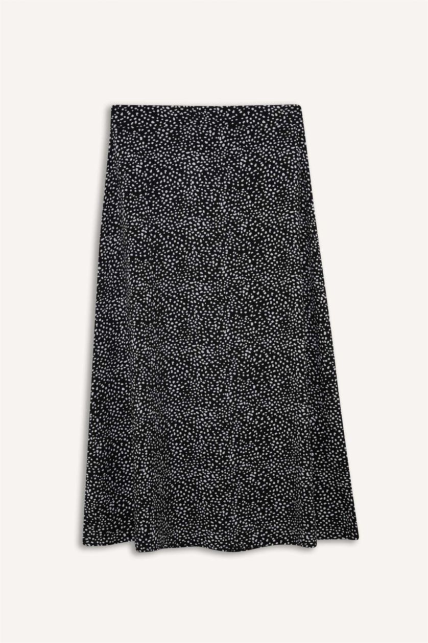 WOMAN Black A Line Midi