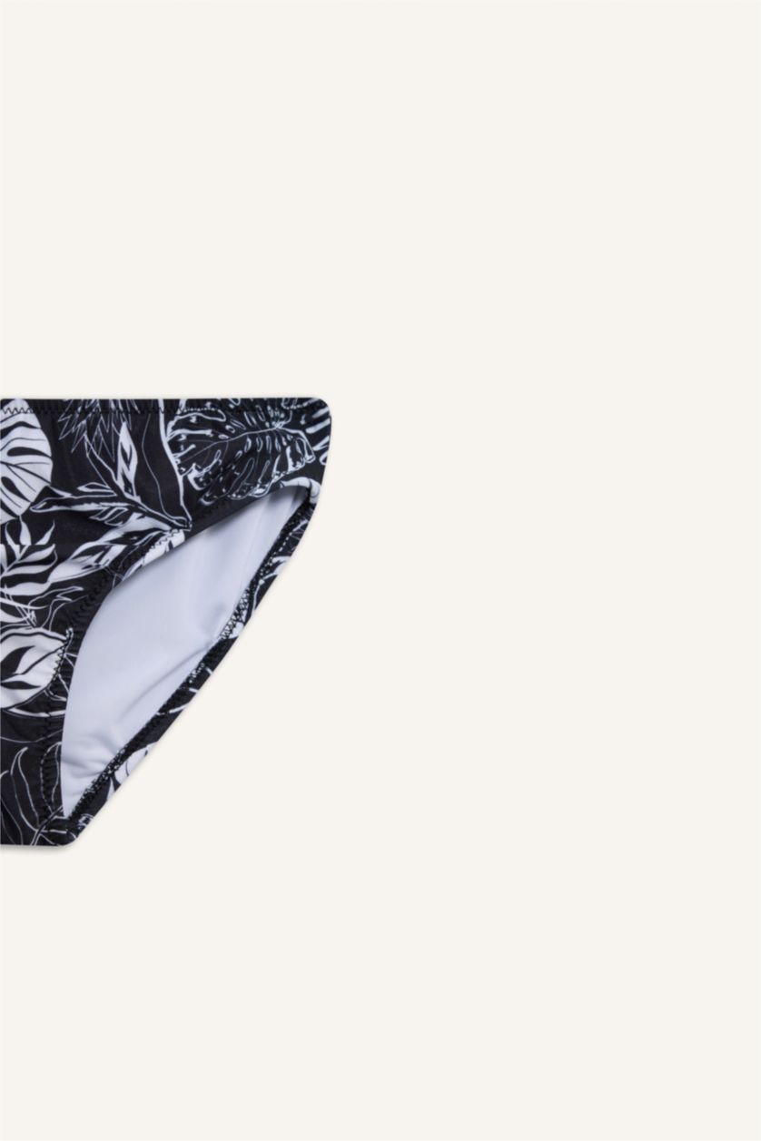 Kız Çocuk - Genç Kız Beyaz Çiçekli Bikini Takımı Kız Çocuk