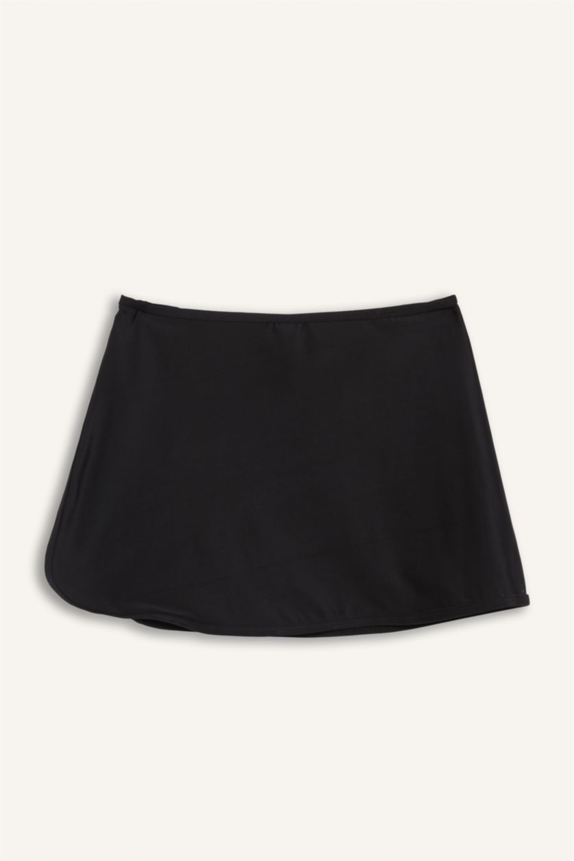 Kız Çocuk - Genç Kız Siyah Plaj Eteği Kız Çocuk