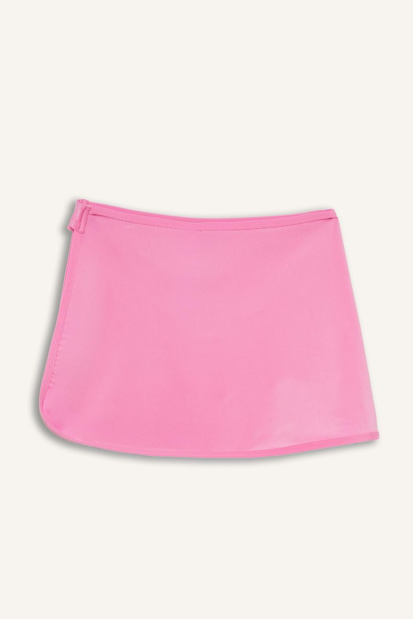 Kız Çocuk - Genç Kız Pembe Plaj Eteği Kız Çocuk